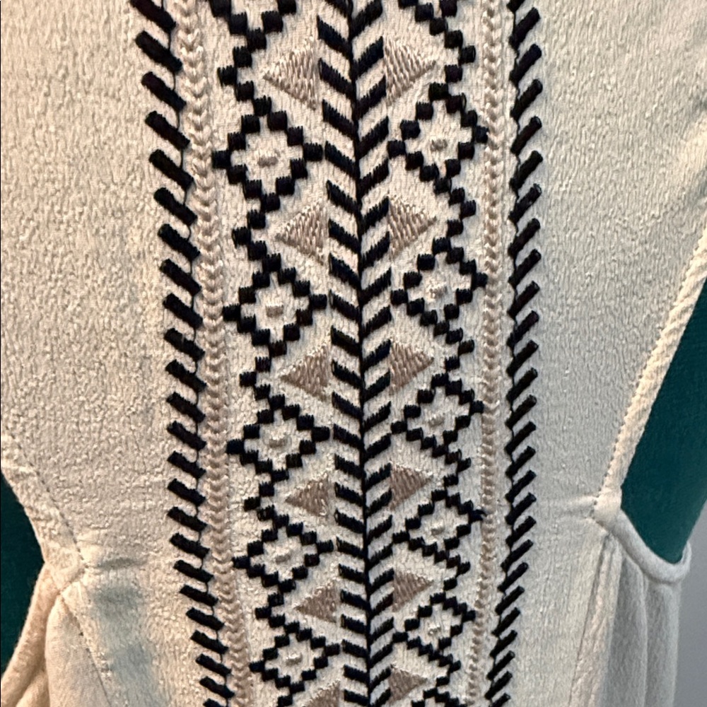 Miss Me Cream Tank Top with Black Accents - Picture 5 of 5